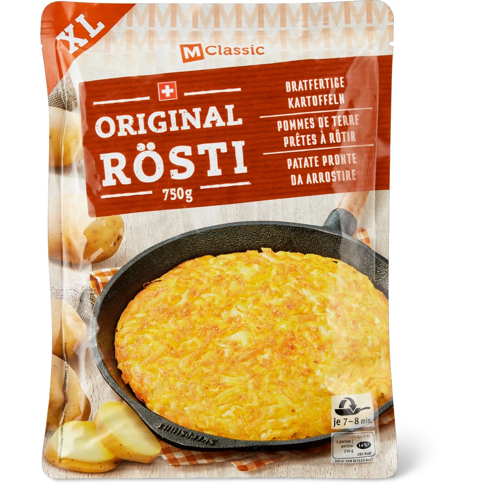 M-Classic Rösti Bratfertige Kartoffeln