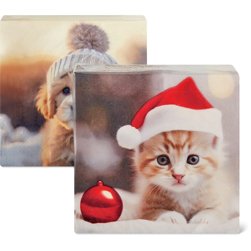 Migros Kitchen & Co. Papierservietten Gemustert, 33x33cm