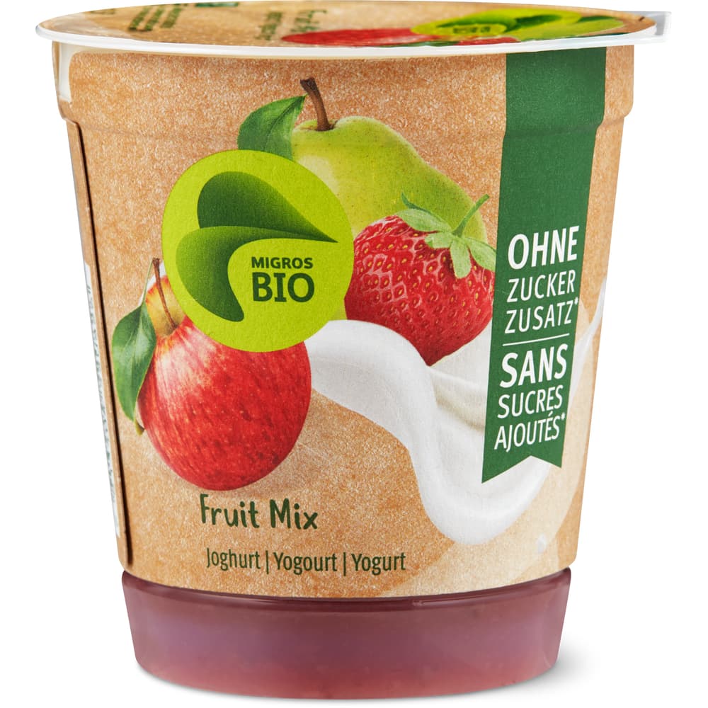 Joghurt Bio, Fruitmix, ohne Zuckerzusatz