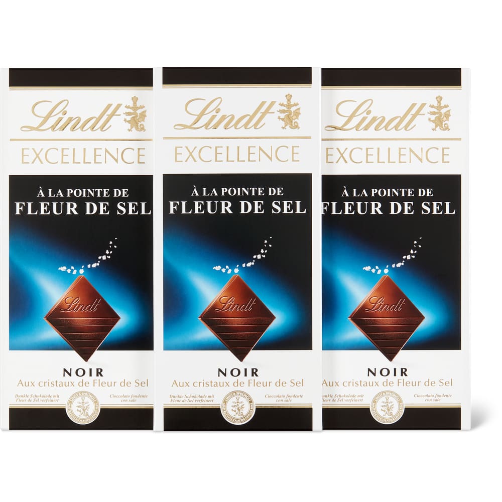 Lindt Excellence Noir à la Pointe de Fleur de Sel