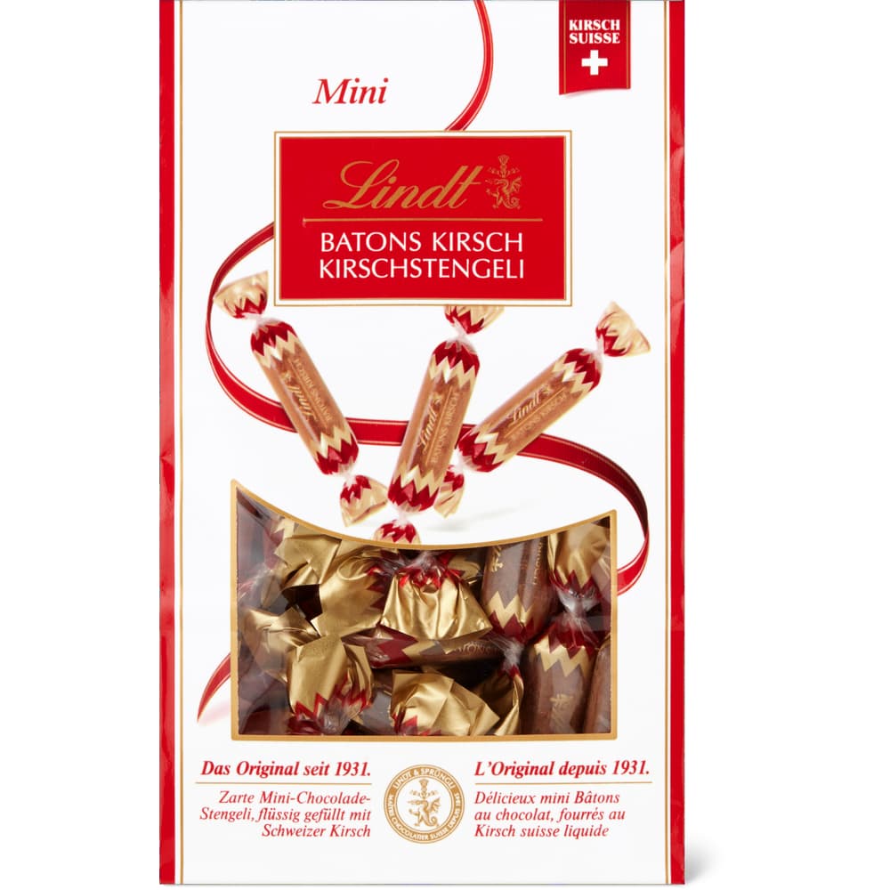 Lindt Batons Kirsch Kirschstengeli