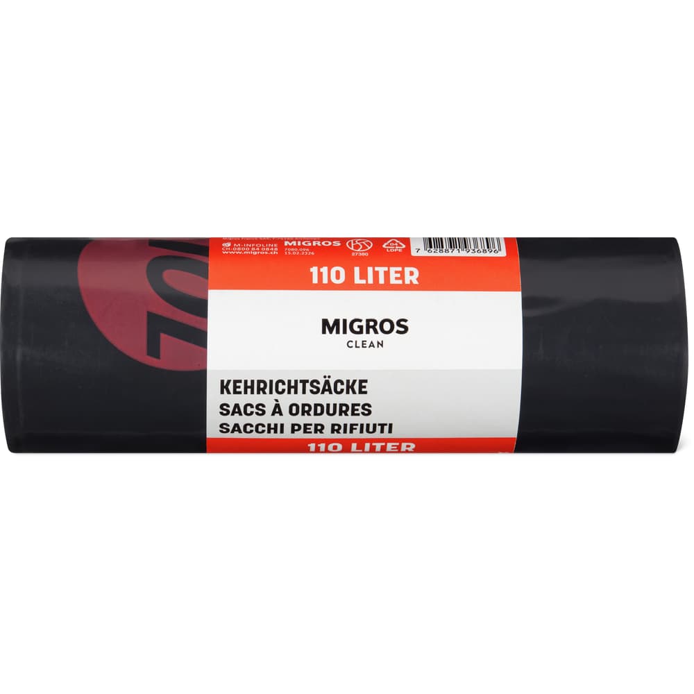 Migros Clean Müllsäcke 110l
