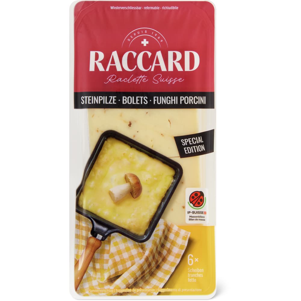 Raccard Raclette Steinpilz
