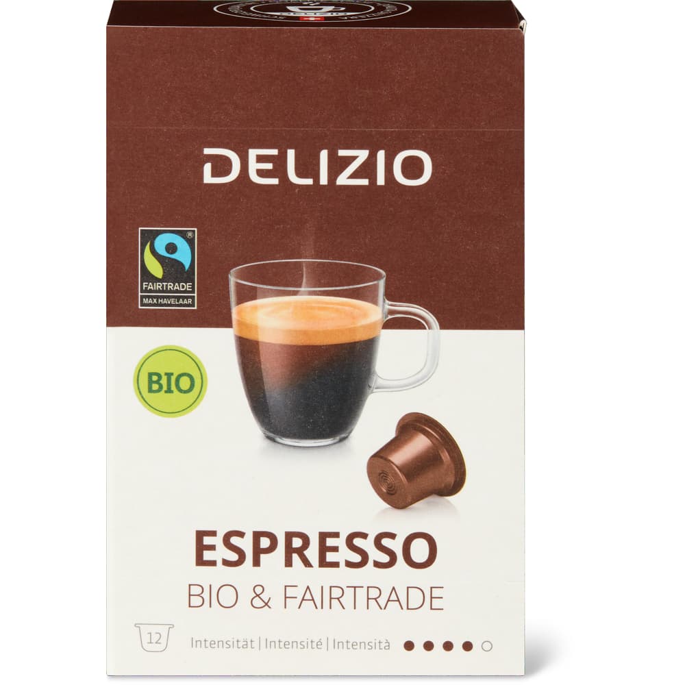 Delizio Bio Kaffee-Kapseln Espresso, Delizio System