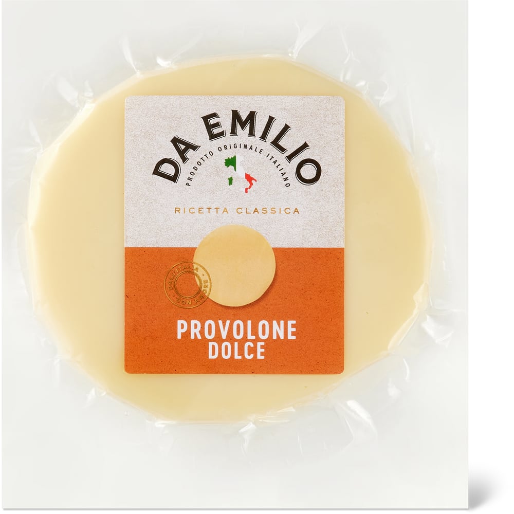 Da Emilio Provolone Dolce Italienischer Halbhartkäse, vollfett, aus pasteurisierter Milch