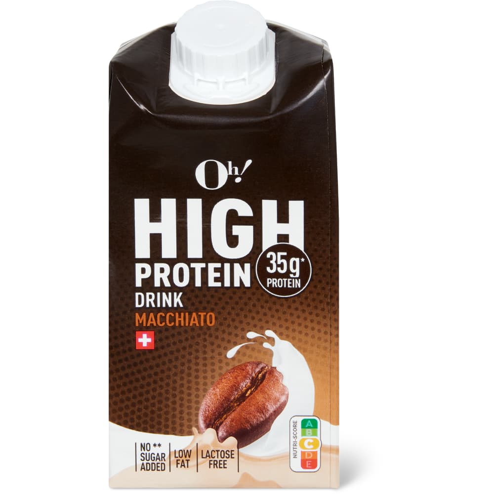 Oh! High Protein Drink Macchiato, laktosefrei