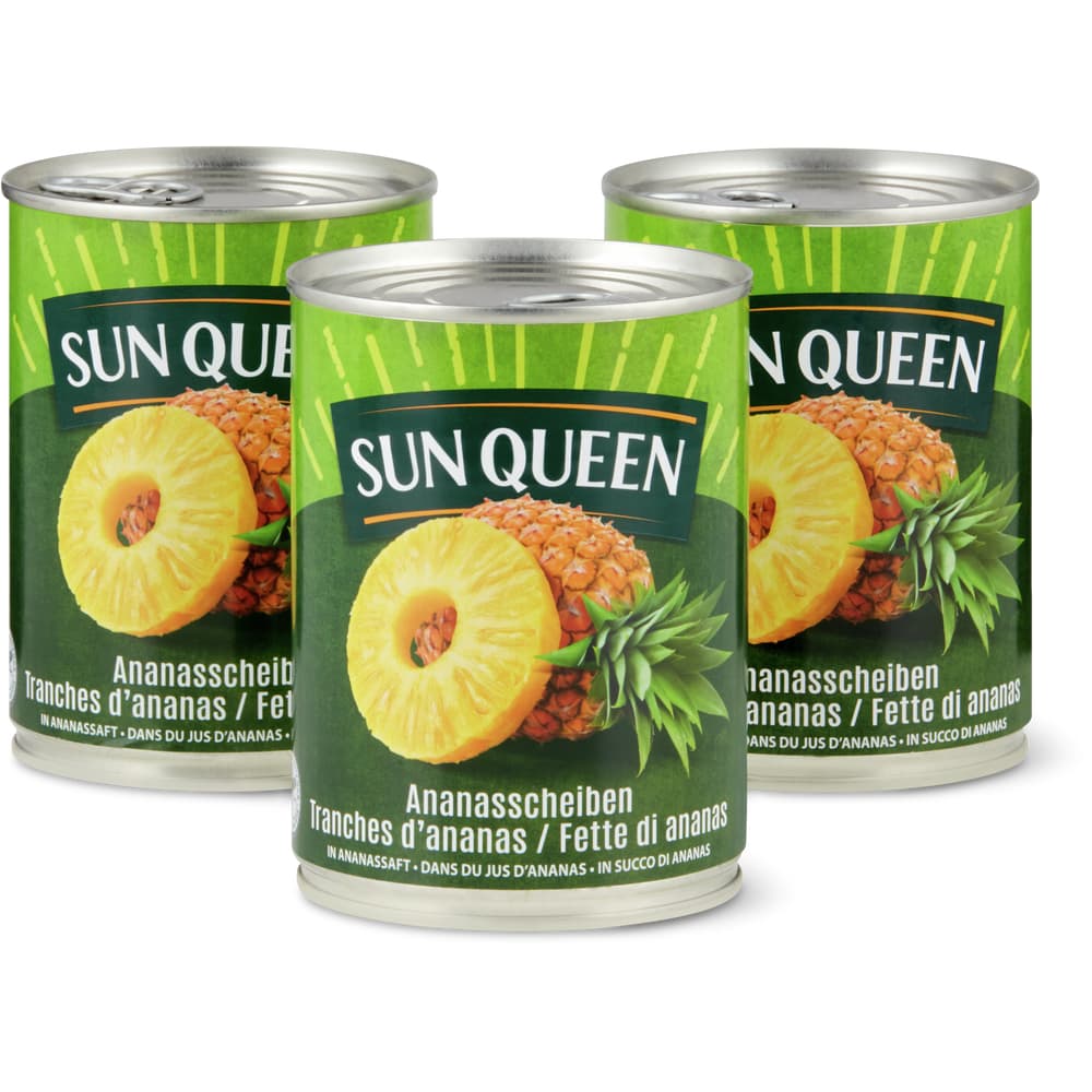 Sun Queen Ananas Scheiben