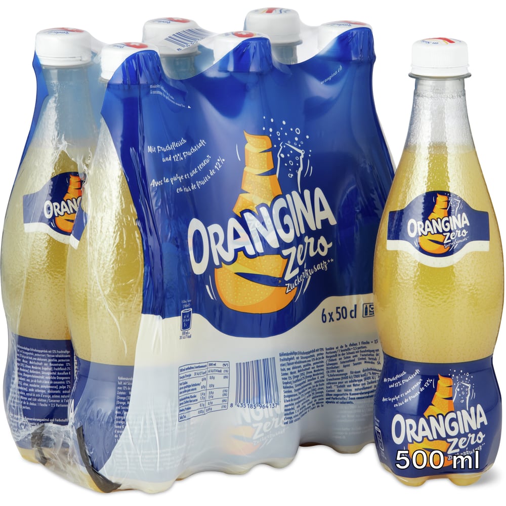 Orangina Zero ohne Zuckerzusatz