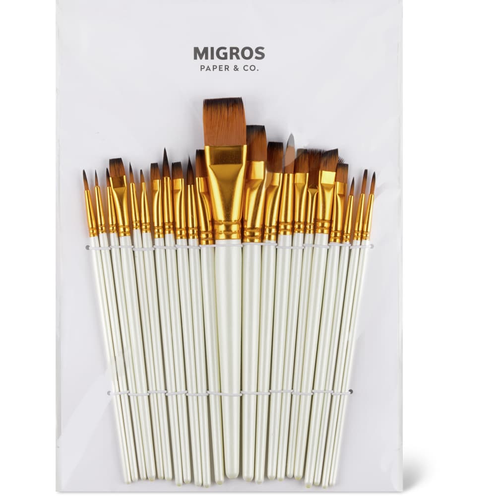 Migros Paper & Co. Pinselset 22-teilig