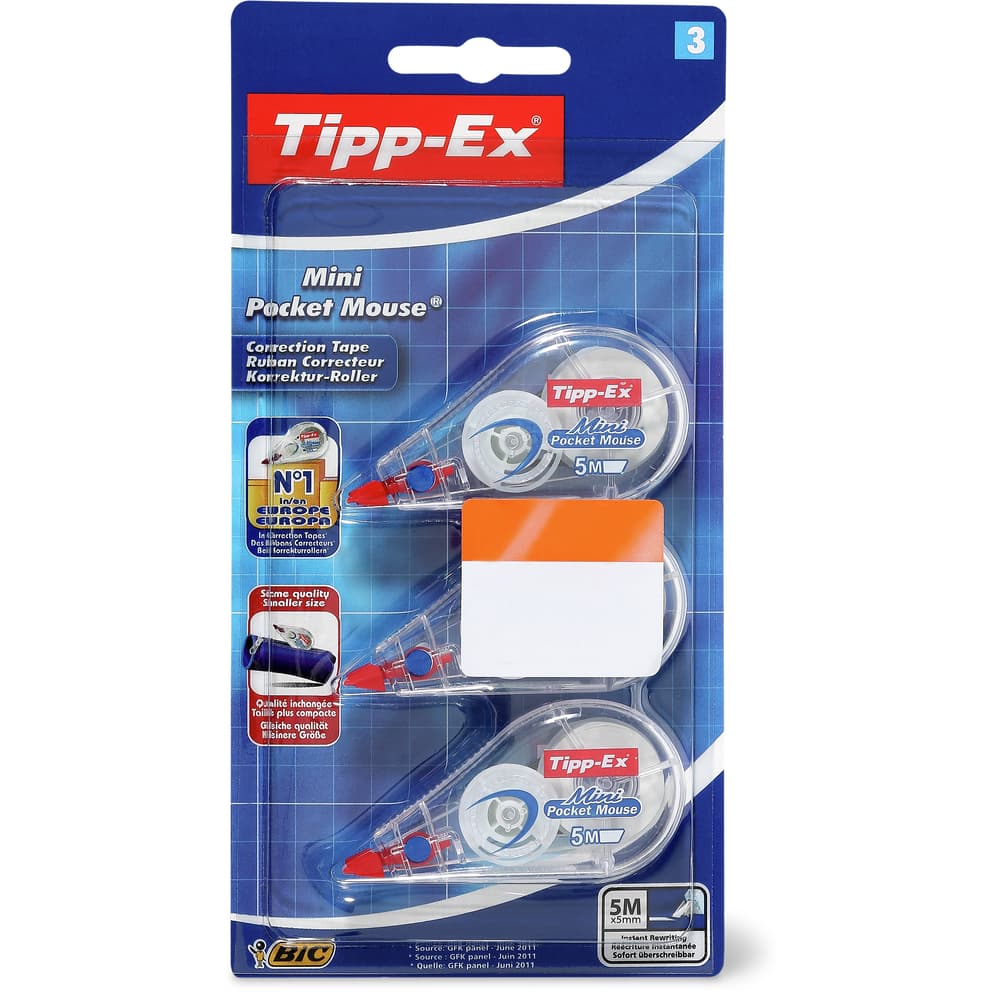 Bic Korrekturroller 2+1