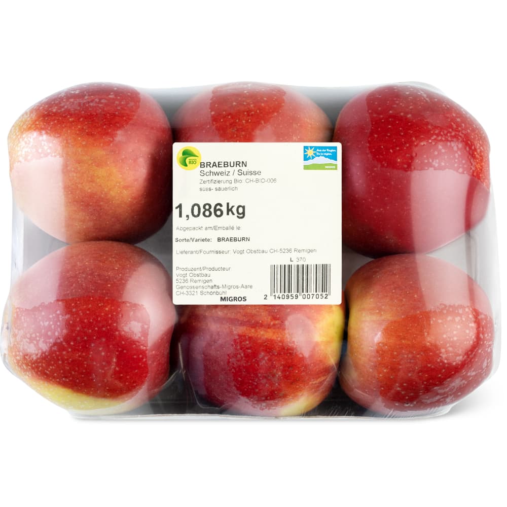 Äpfel Bio, Braeburn