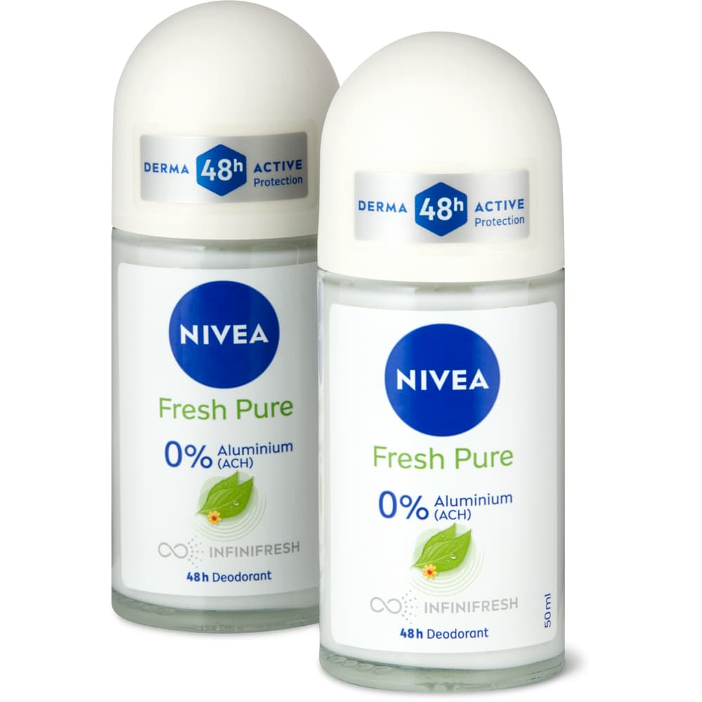 Nivea Deo Roll-on Fresh Pure 0% Aluminium, 48h