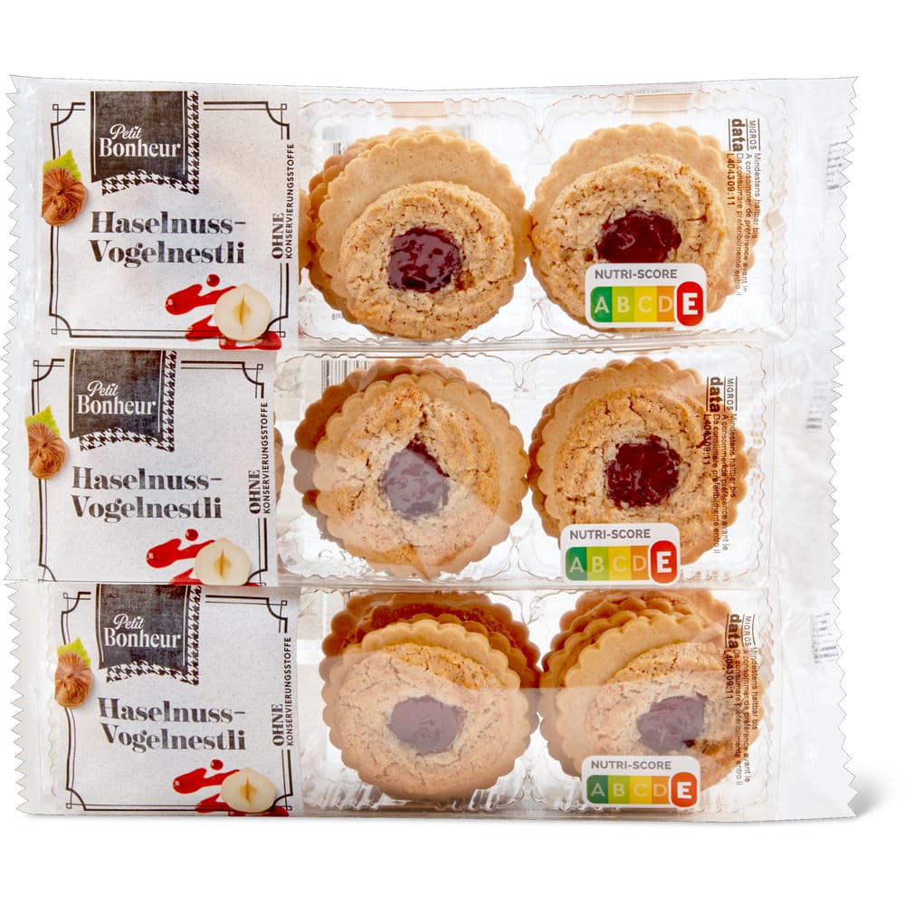 Haselnuss-Vogelnestli