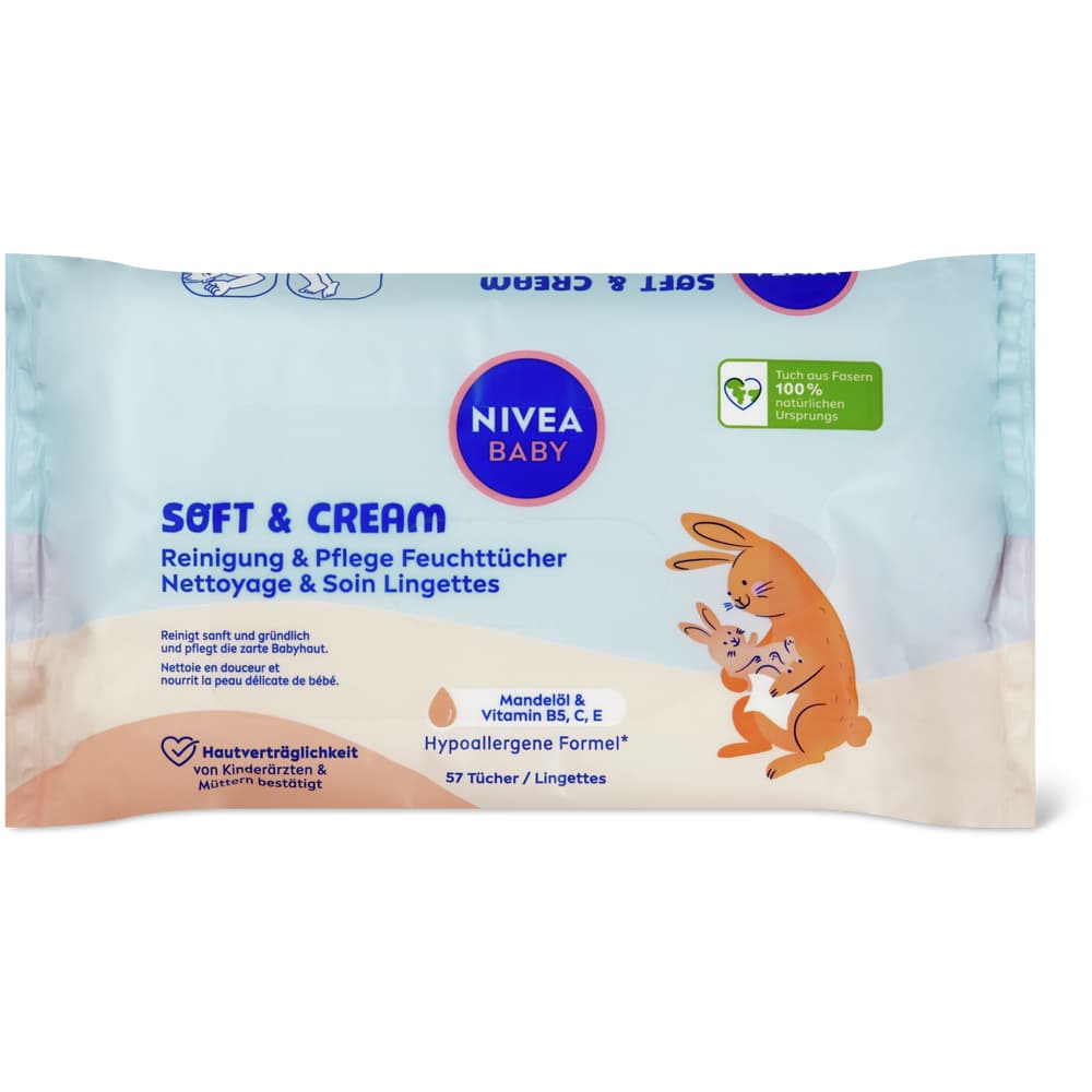 Nivea Baby Baby-Feuchttücher Soft & Cream