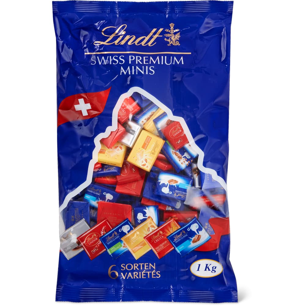 Lindt Swiss Premium Minis Napolitains 6 Sorten