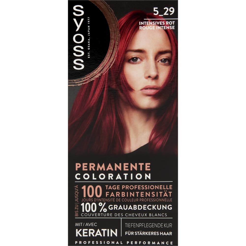 Syoss Dauerhafte Haarfarbe 5_29 Intensives rot