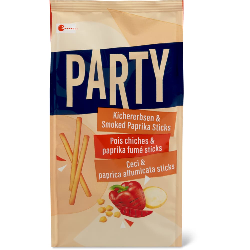 Party Sticks Kichererbsen & Smoked Paprika Sticks, vegan