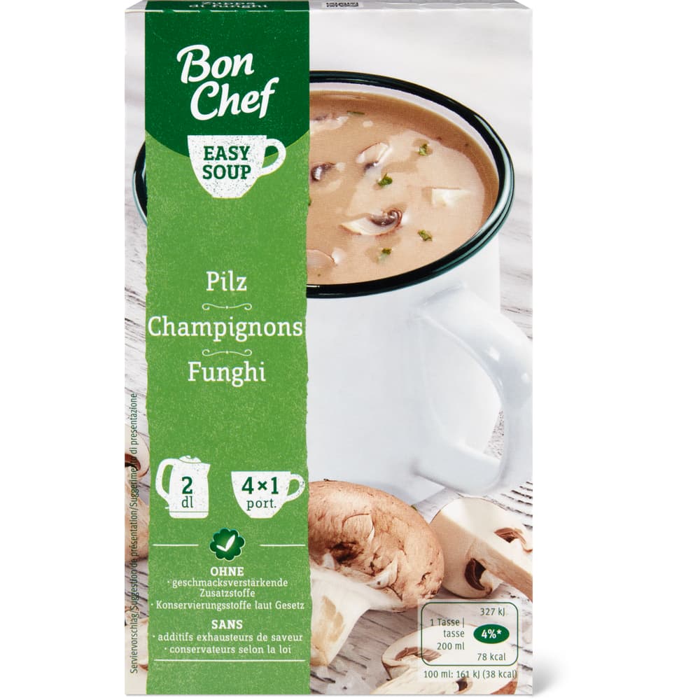 Bon Chef easy soup Pilz-Suppe