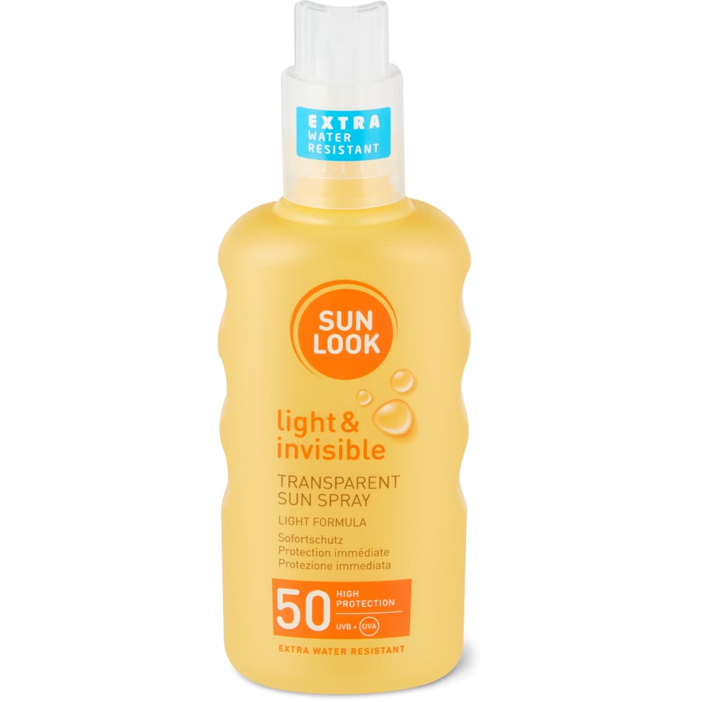 Sun Look Sonnenschutz Spray SPF 50, leicht & unsichtbar, wasserfest