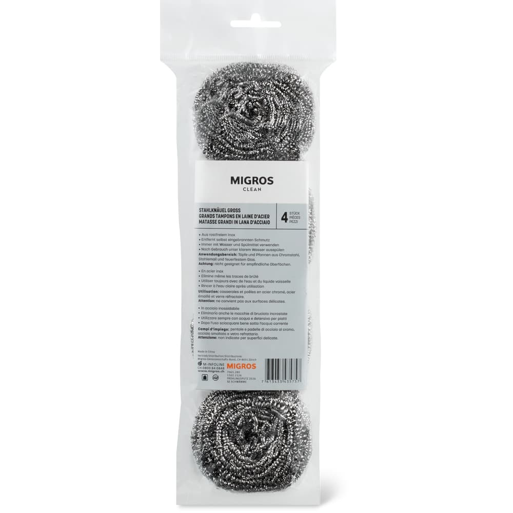 Migros Clean Stahlknäuel