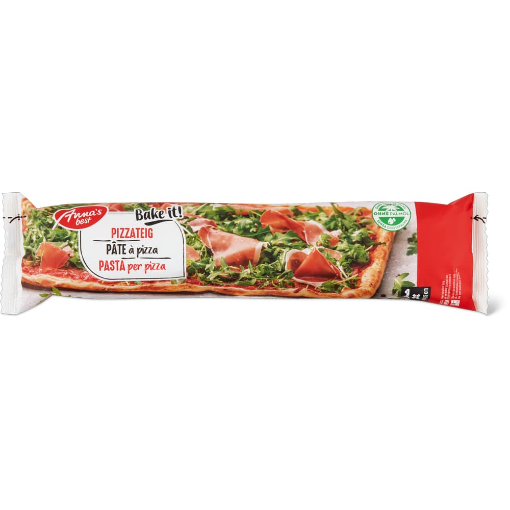 Anna's Best Pizzateig ausgewallt, eckig, vegan