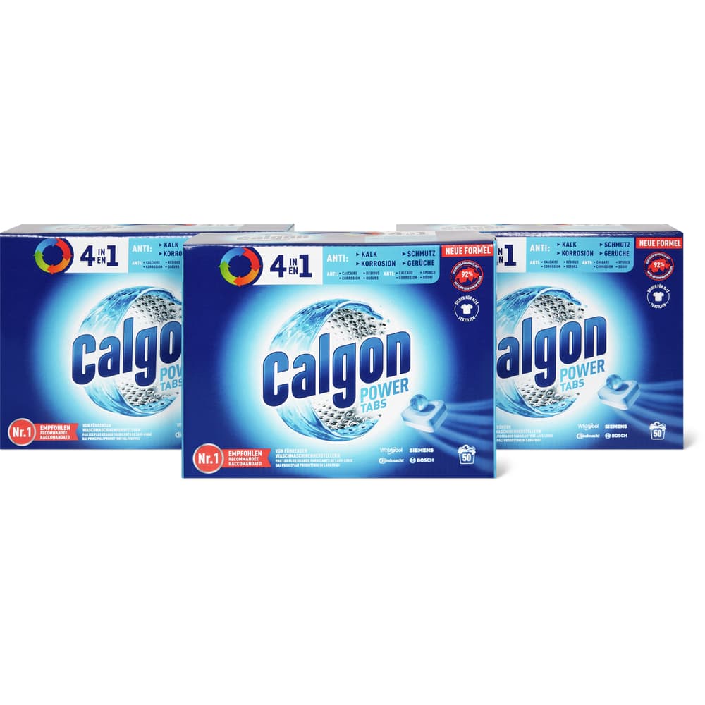 Calgon Wasserenthärter Tabs 3x50 Waschgänge