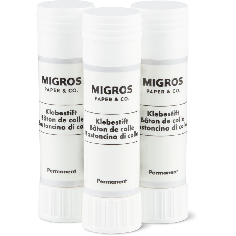 Migros Paper & Co. Klebestift 3x20G