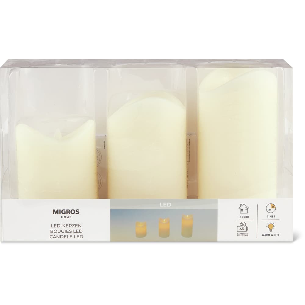 Migros Home LED Kerze creme