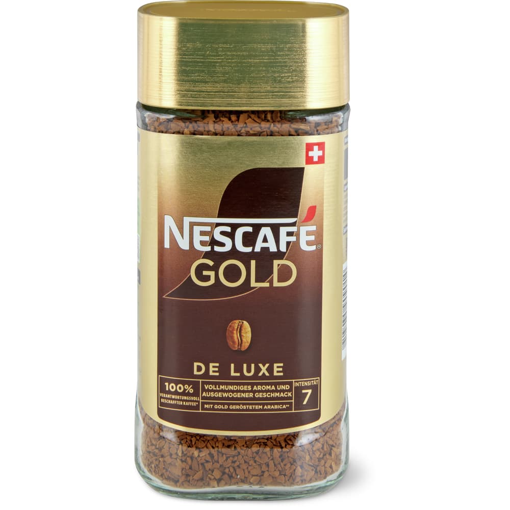 Nescafé Gold · Instant coffee · De Luxe • Migros