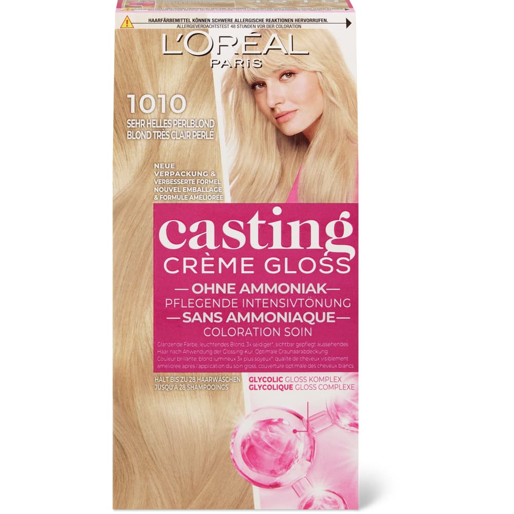 Casting Crème Gloss Pflegetönung 1010 Sehr helles Perlblond, ohne Ammoniak