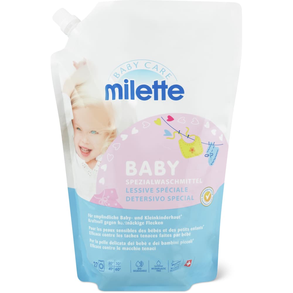 Milette Baby Care Flüssigwaschmittel für Baby 27 Waschgänge