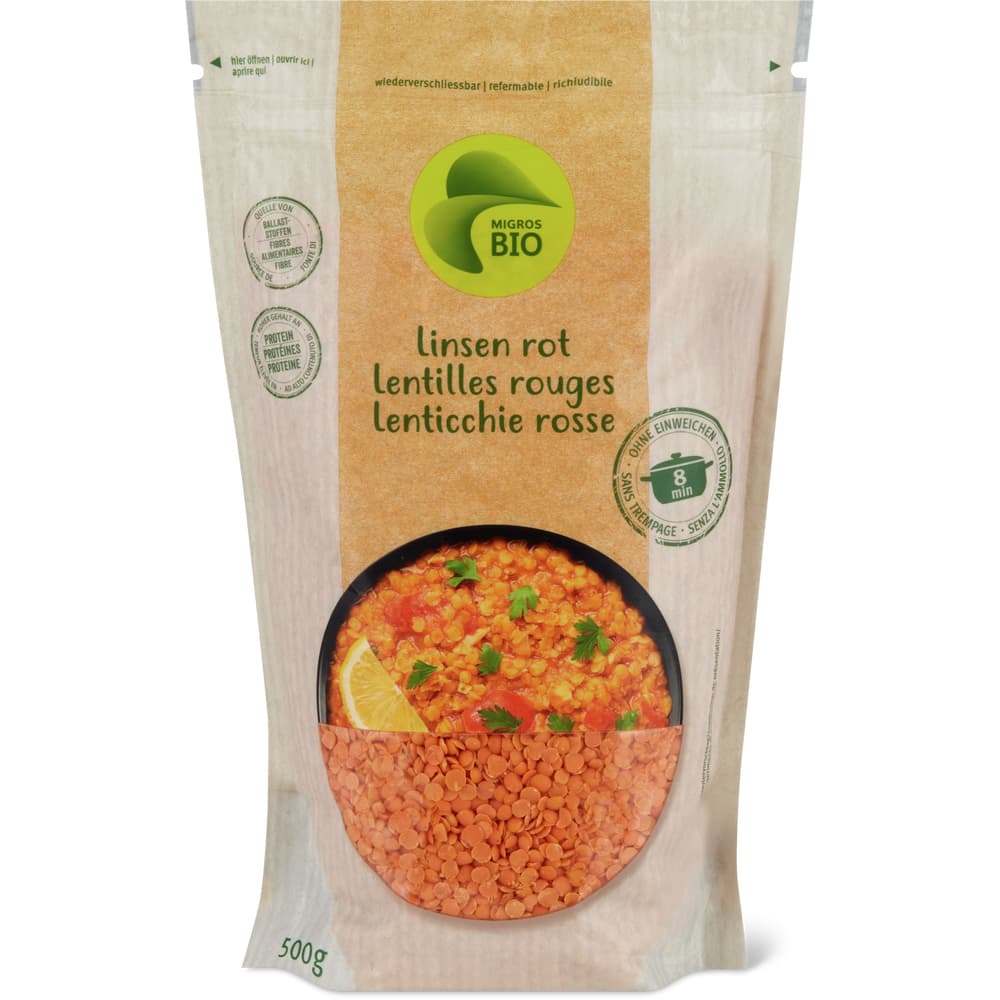 Linsen Bio, Rot