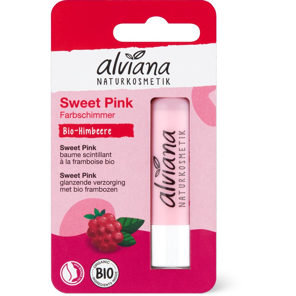 alviana Naturkosmetik Farbschimmer Sweet Pink Bio-Himbeere