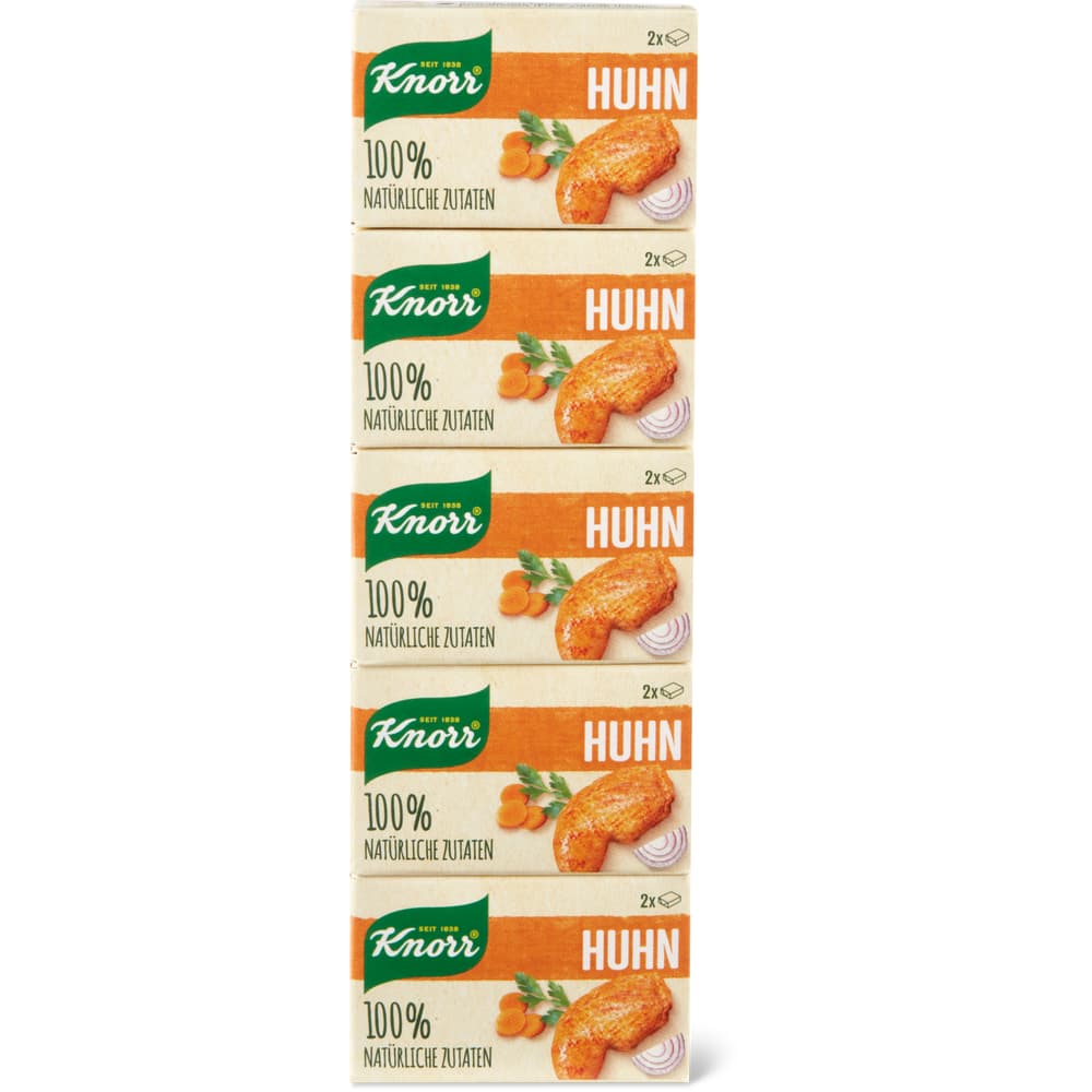 Knorr Würfel Huhn Bouillon 100% natürliche Zutaten