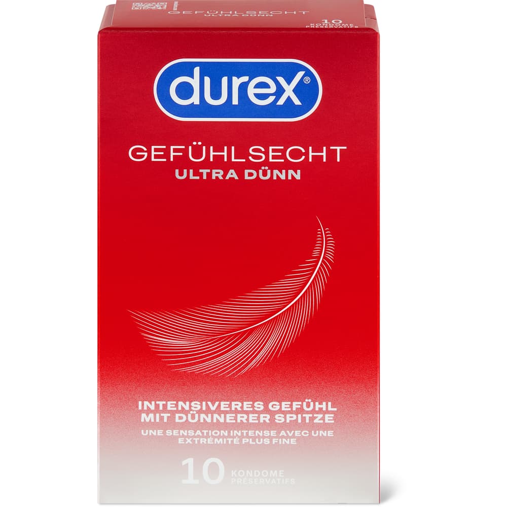 Préservatifs Durex Invisible Super Ultra Minces - Lot De 10 - Expiration Longue