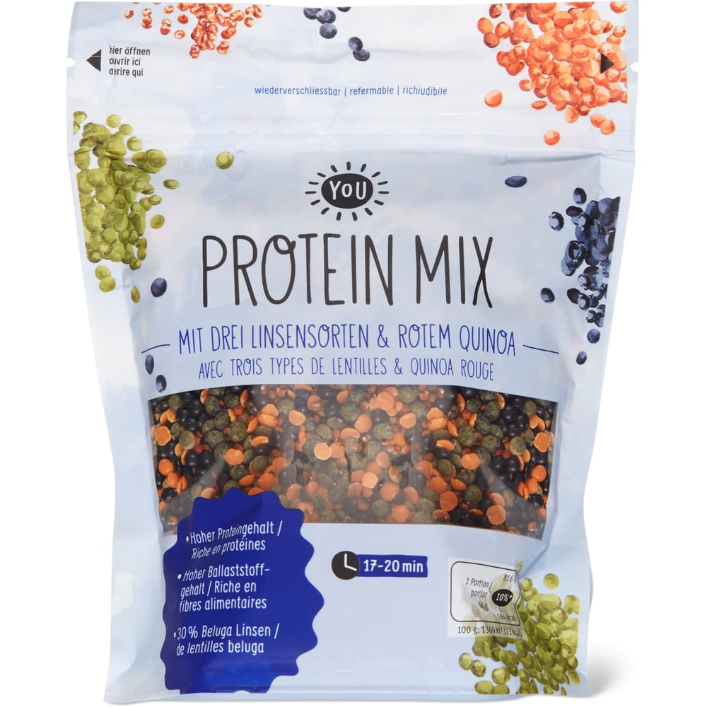 You Super Mix mit drei Linsensorten & rotem Quinoa