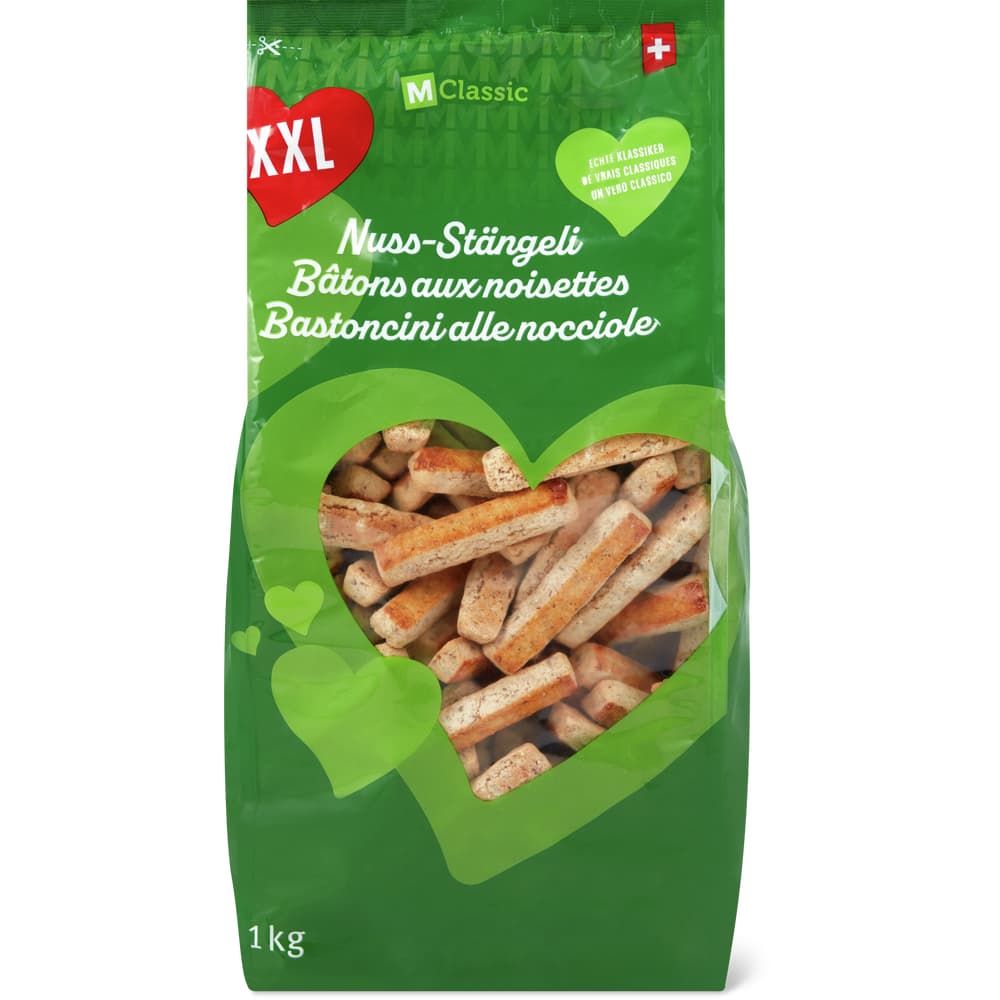 M-Classic Nuss-Stängeli