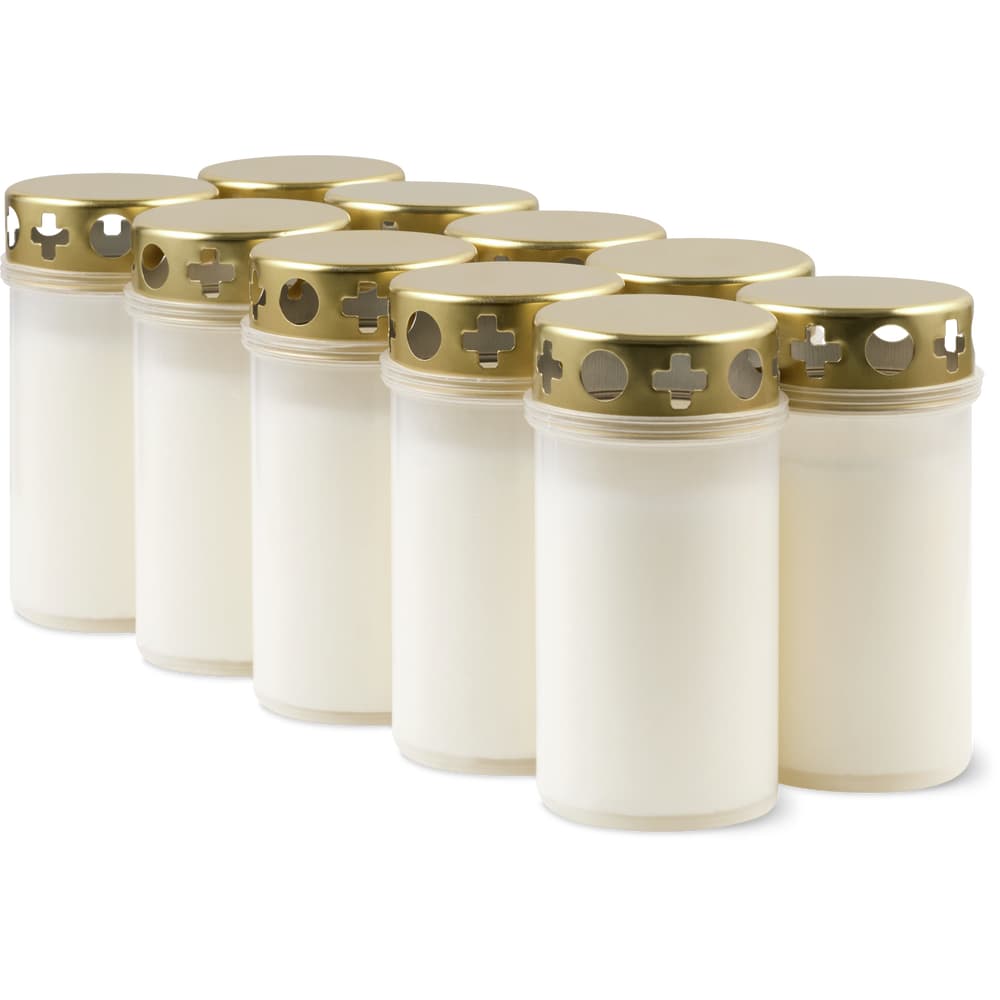 Migros Home Grabkerze weiss, 50h