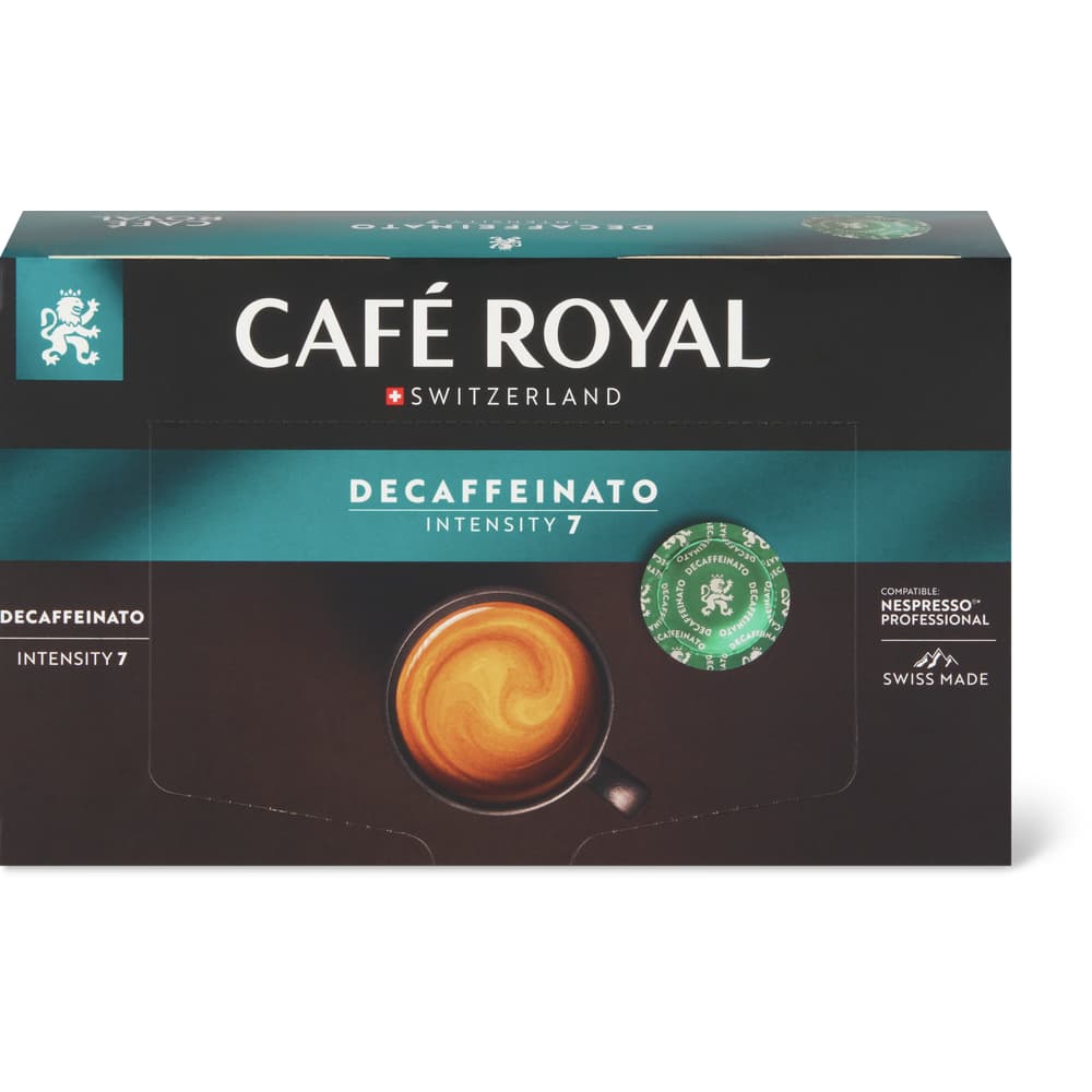 Café Royal Office Pads Espresso Décaféiné, Kompatible zum Nespresso Professional System