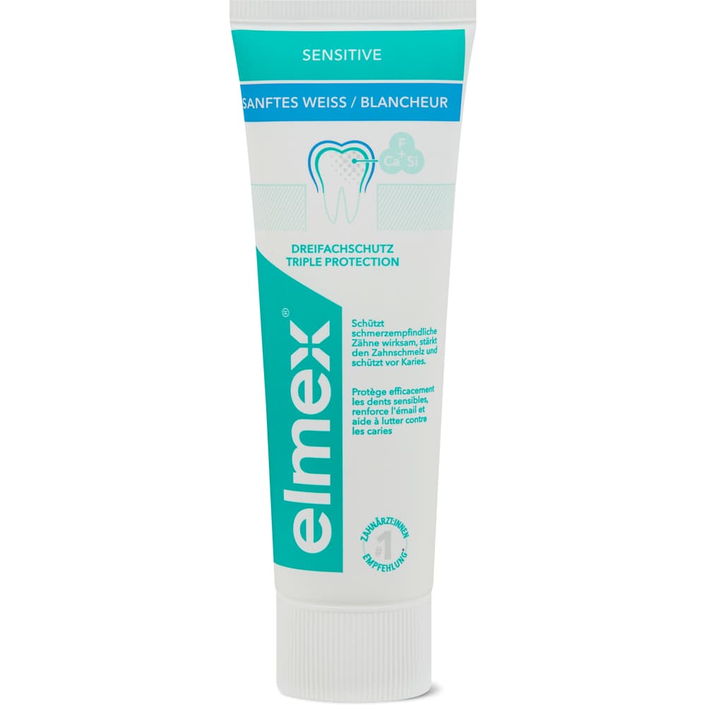 Elmex Sensitive Sanftes Weiss Zahnpasta
