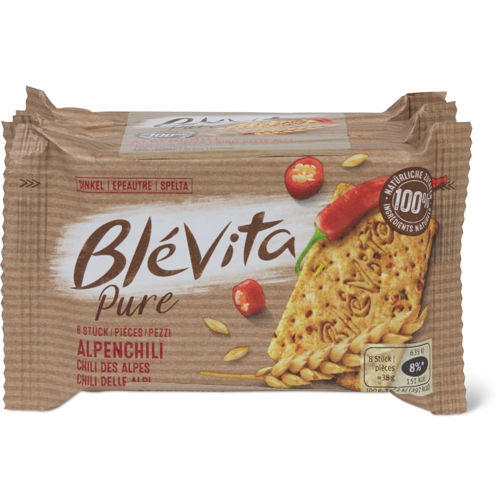 Blévita Pure Alpenchili, vegan, laktosefrei