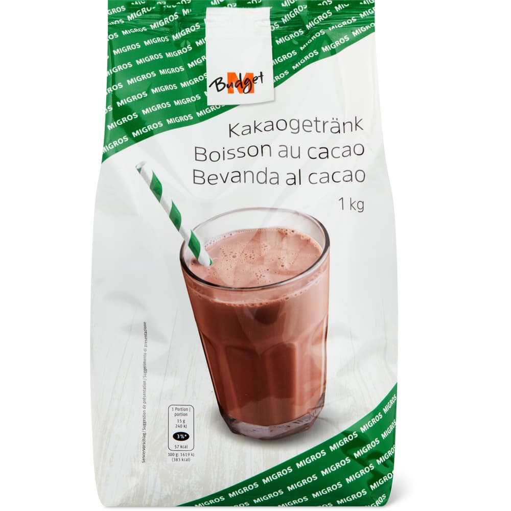 M-Budget Instant-Kakaogetränk mit feinem Schokoladengeschmack