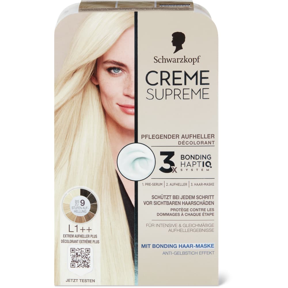 Schwarzkopf Creme Supreme Aufheller L1++ Extrem Aufheller plus