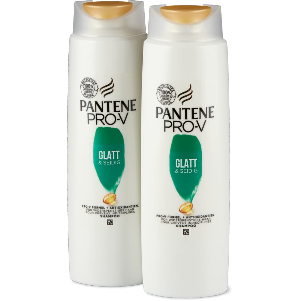 Pantene Pro V Glatt Und Seidig Shampoo Pantene Pro-V Glatt & Seidig · Shampoo · Smooth and silky - For unruly