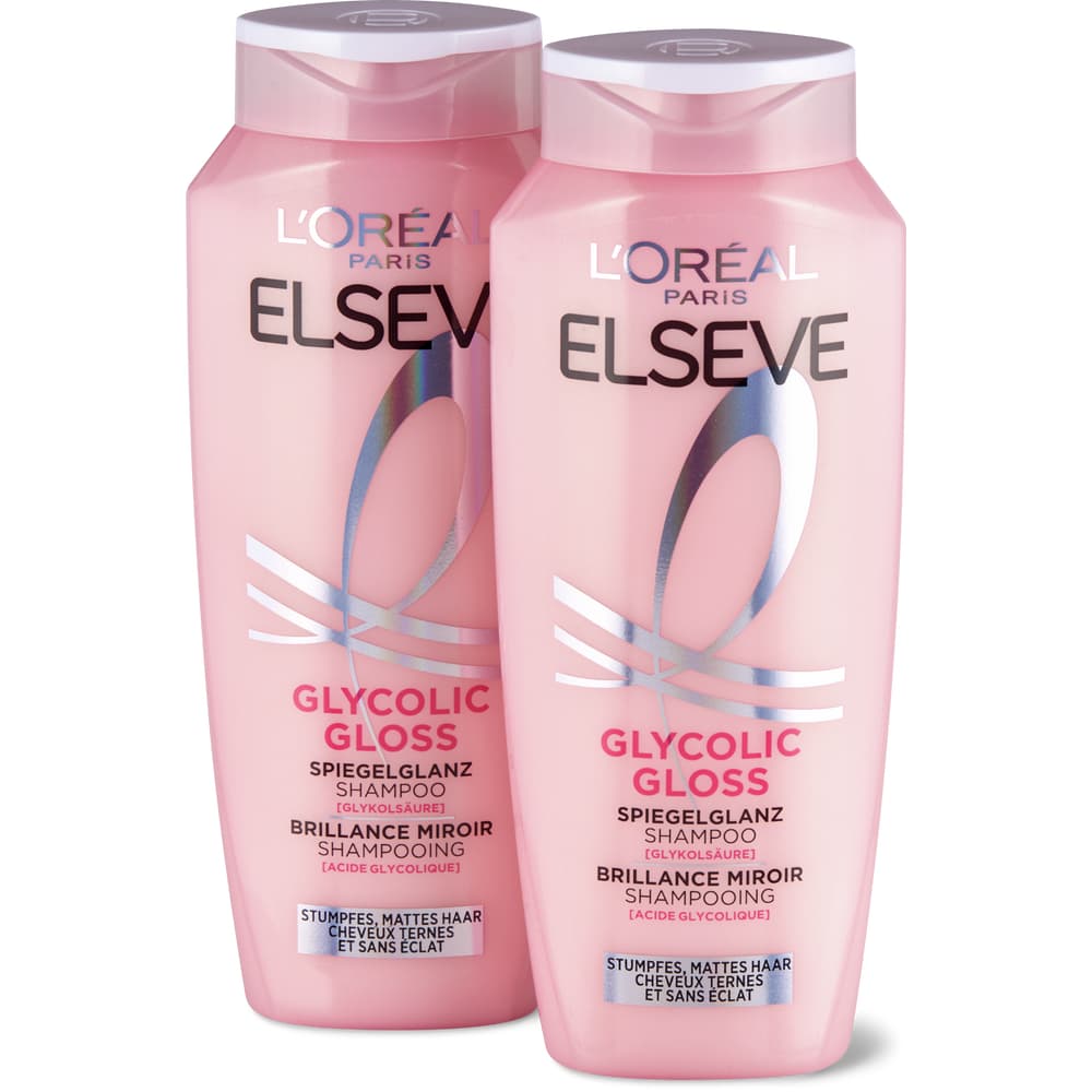 L'Oréal Paris Elseve Glycolic Gloss Shampoo Glanzloses, stumpfes Haar