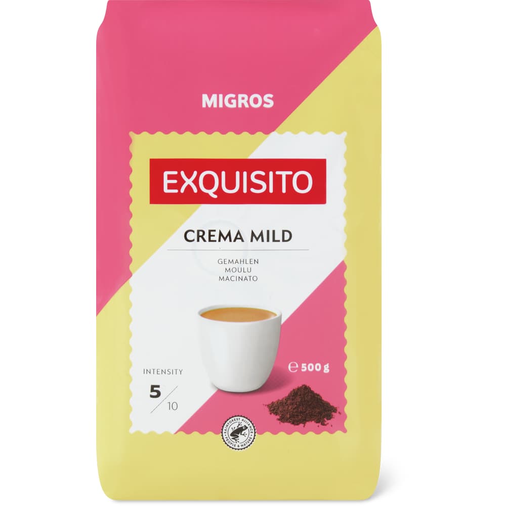 Migros Exquisito Gemahlener Kaffee Crema mild