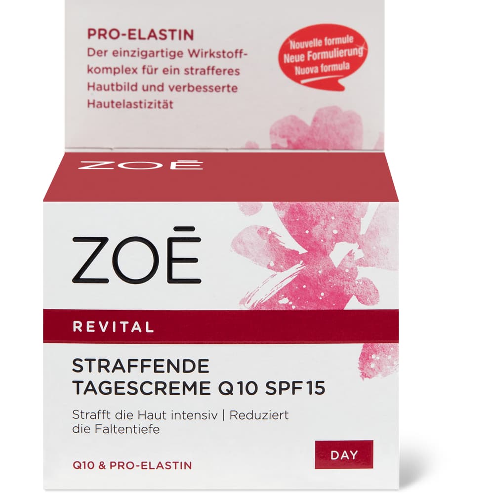 Zoé Revital straffende Tagescreme Q10 LSF 15