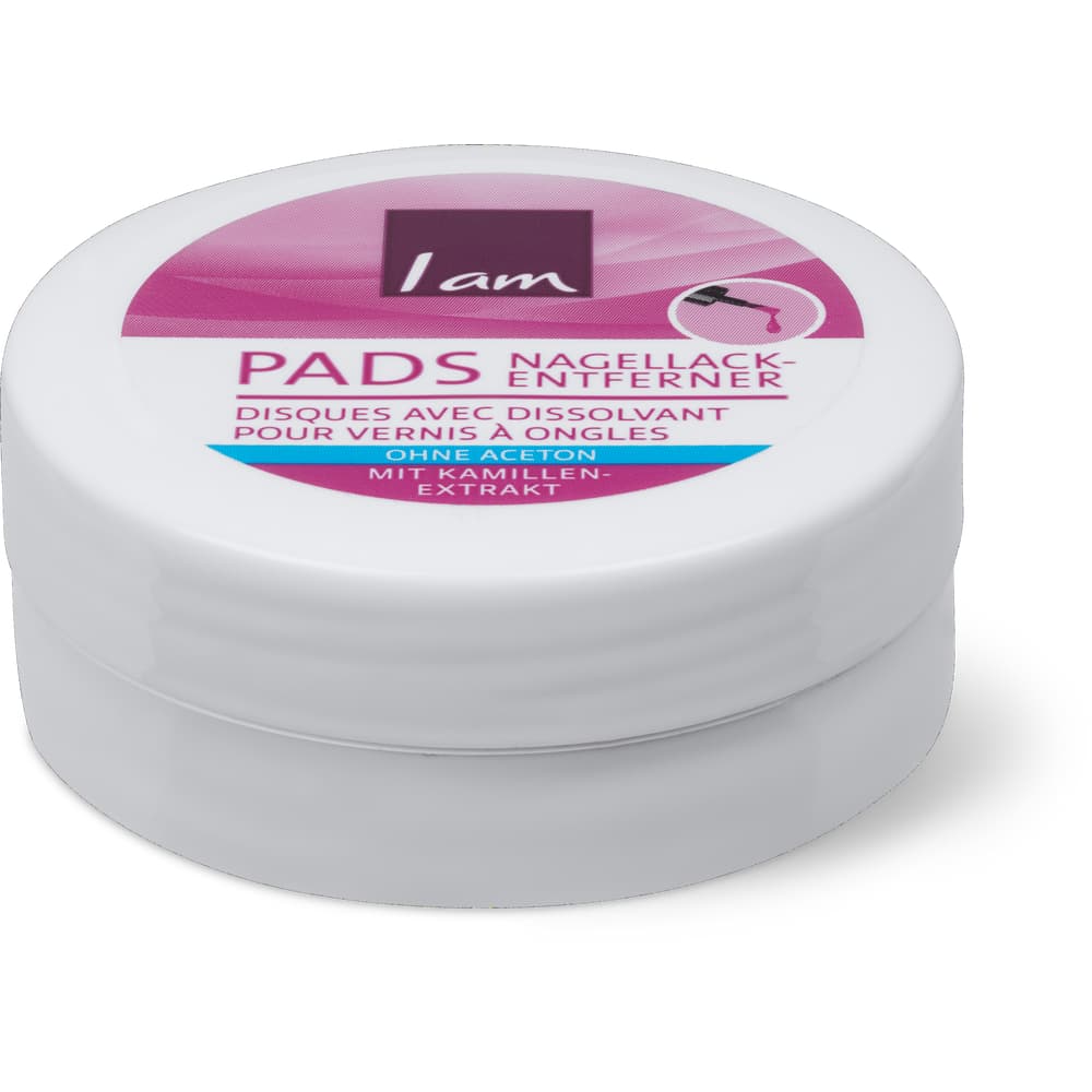 I am Nagellack-Entferner Pads ohne Aceton mit Kamillenextrakt