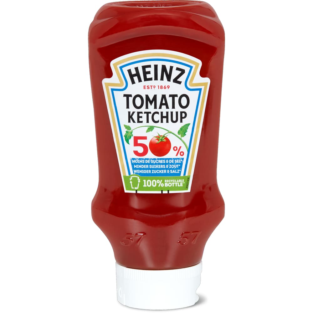 Heinz Ketchup 50% weniger Zucker