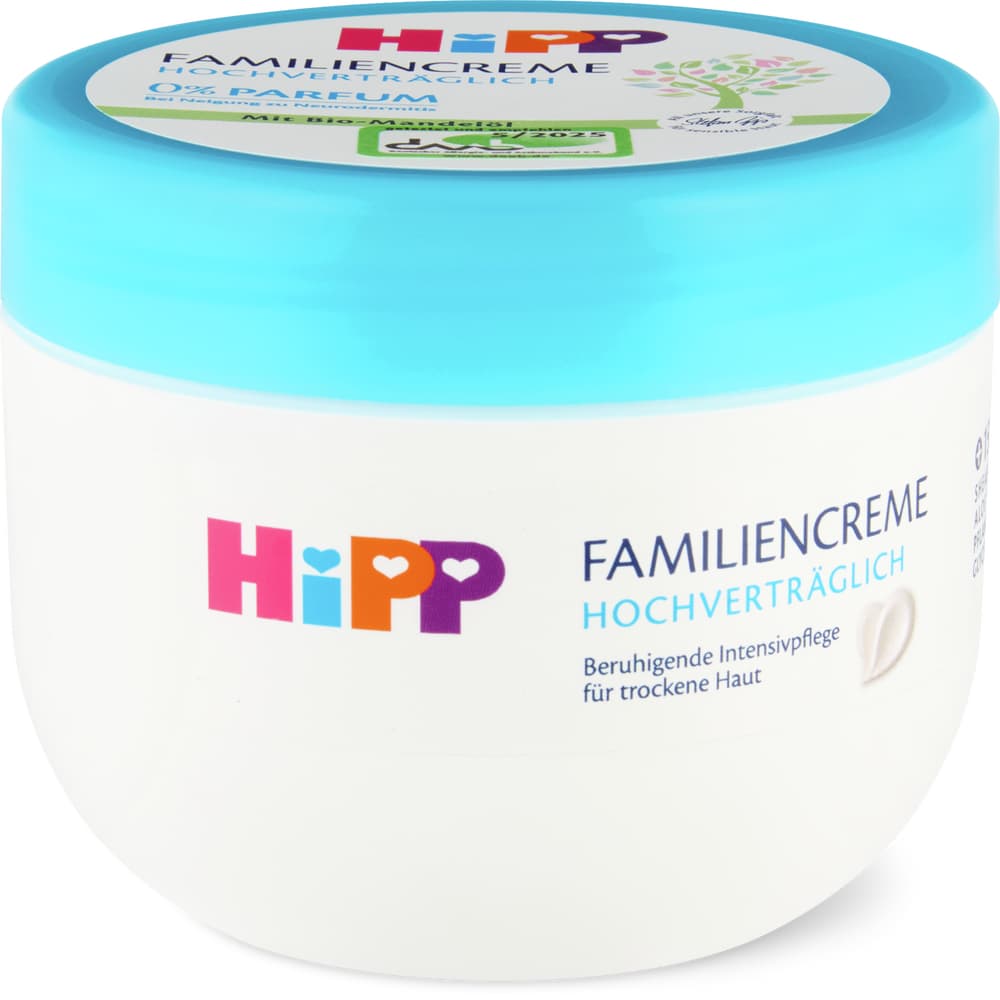 Hipp Babysanft Familiencreme 0% Parfum, Bio-Mandelöl
